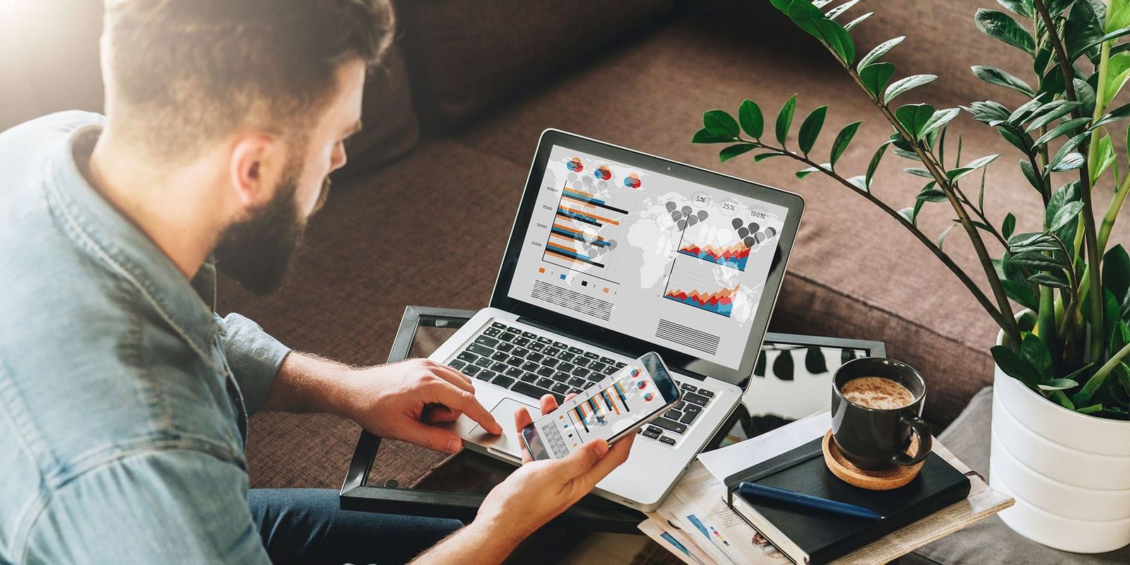 Digital Marketing that's data-driven, targeted, and built to scale. — TurtlTech services overview illustration